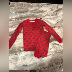 Charming Red Heart Kids Pajama Set